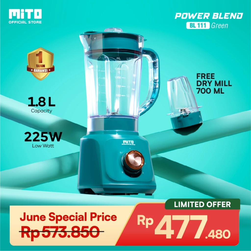 5 Rekomendasi Blender Miyako Favorit Ibu Rumah Tangga
