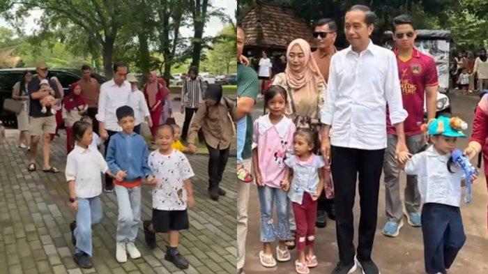 Jokowi Santai Liburan Bersama Cucu Meski Hasto Dijadikan Tersangka